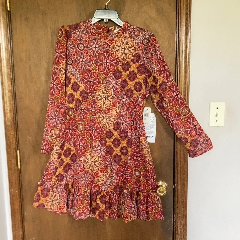Relist10/9❌Emma & Michele boho floral print dress size M - Picture 3 of 17